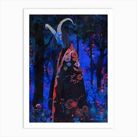 Demon In The Forest Art Print