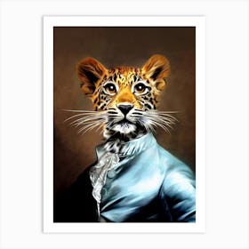 Pieterchristiaan The Spoiled Leopard Pet Portraits Art Print