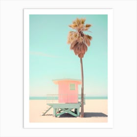 California Dreaming - Beachside Pink Bliss Art Print