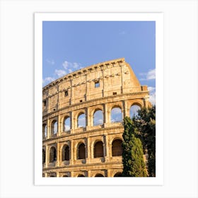 Outside View On The Colosseum Art Print