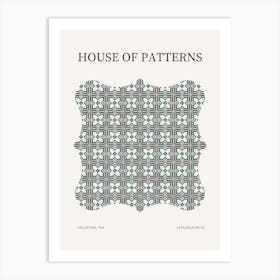 Tile Pattern Poster 54 Art Print