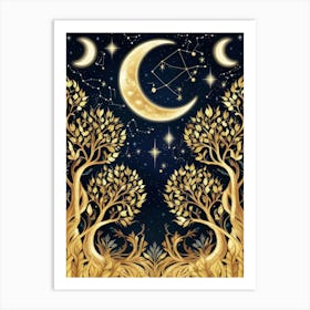 Zodiac Astrology Art Print