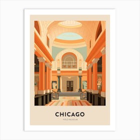 Field Museum Chicago Travel Poster Art Print