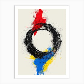 Abstract Ring Of Fire Art Print