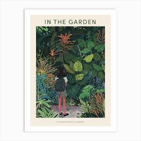 In The Garden Poster Chicago Botanical Gardens 3 Art Print
