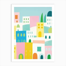 Morocco Colourful View 3 Art Print