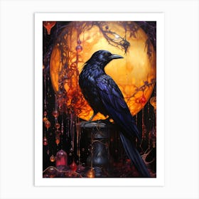 Raven Art Print