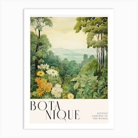 Botanique Fantasy Gardens Of The World 16 Art Print