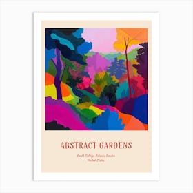 Colourful Gardens Smith College Botanic Garden Usa 1 Red Poster Art Print