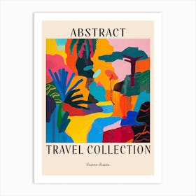 Abstract Travel Collection Poster Guinea Bissau 3 Art Print