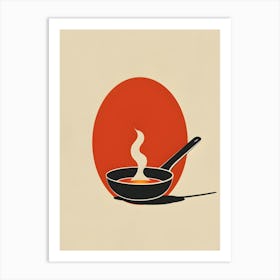 Fried Egg In A Frying Pan Art Print