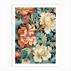 Wallpaper Floral Pattern 23 Art Print