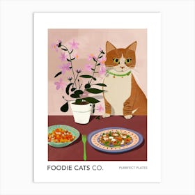 Foodie Cats Co Cat And Mexican Food 3 Art Print