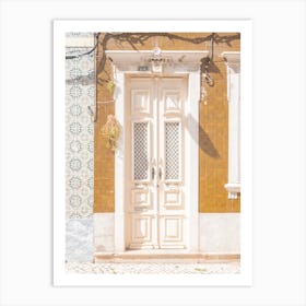 The Portugese White Door Art Print