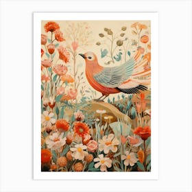 Finch 2 Detailed Bird Painting Art Print