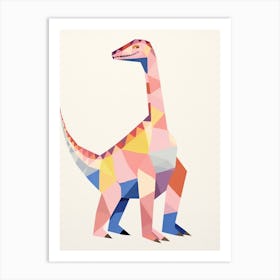 Nursery Dinosaur Art Dromaeosaurus 3 Art Print