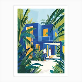 Tropical House 1 Art Print