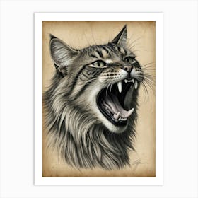 Cat'S Head Art Print