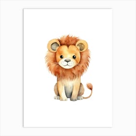 Cute Lion 1 Art Print