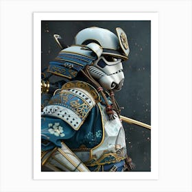 Stormtropper As A Vintagepunk Samurai 12 Art Print