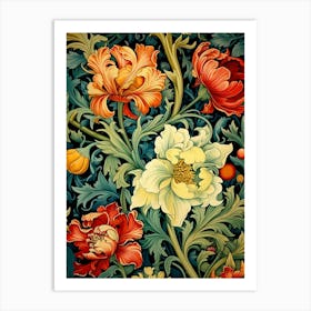 Floral Wallpaper 72 Art Print