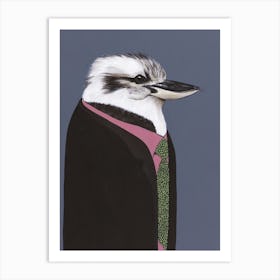 Kookaburra In Suit Art Print