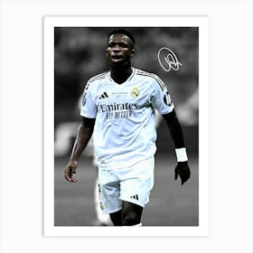 Vinicius Junior Real Madrid 1 Art Print