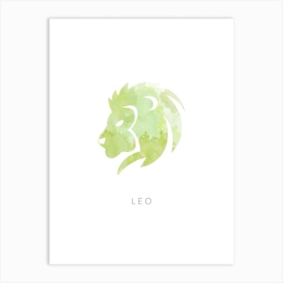 Leo Zodiac Art Print