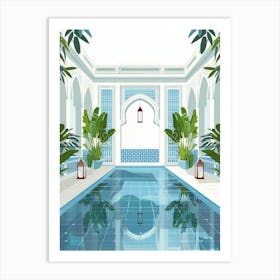 Swimming Pool Interior 2 Art Print