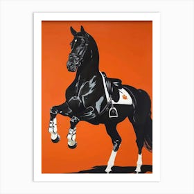 Black Horse | wall art  Art Print