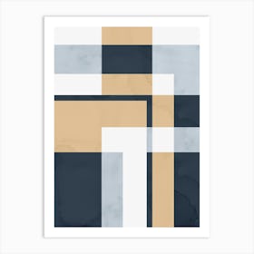 Geometric Layers 2 Art Print