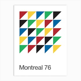 Montreal 76 Olympics Art Print