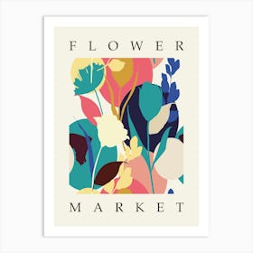 Flower Market Print 1 Art Print