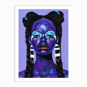 'Blue Girl' 1 Art Print