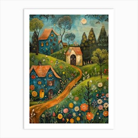 House In The Woods Art Print