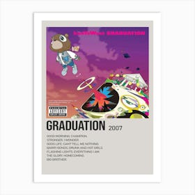 Aozomo Graduation Music Album Cover Posters Art Print