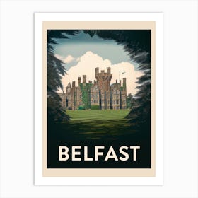 Belfast Vintage Travel Poster Art Print