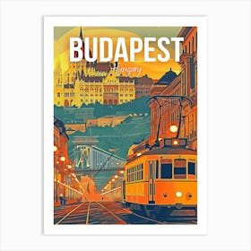 Budapest Travel Art Print