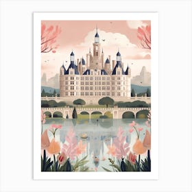 The Chateau De Chambord France Art Print