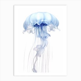 Turritopsis Dohrnii Importal Jellyfish Watercolour 5 Art Print