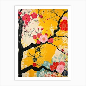Hokusai Great Japan Botanical Japanese 16 Art Print