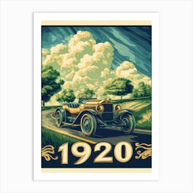 Aihrgdesign A Retro Industrial Poster Promoting Modern Automo 553426c9 9507 4522 A84c B94c1801960f 0 Art Print