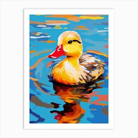 Ducklings Colour Pop 1 Art Print