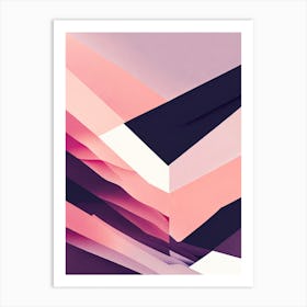 Abstract Abstract minimalistic vector art 10 Art Print