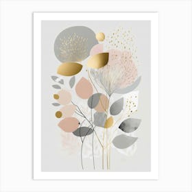 Gold And Blush Art Print