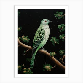Ohara Koson Inspired Bird Painting Cuckoo 3 Art Print