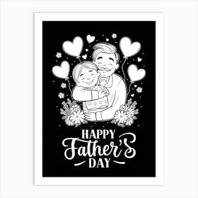 Happy Father'S Day 2 Art Print