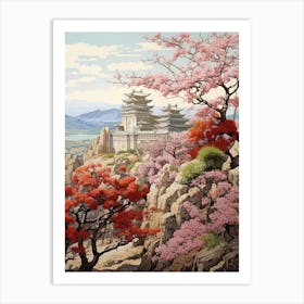 Plum Blossom Victorian Style 2 Art Print