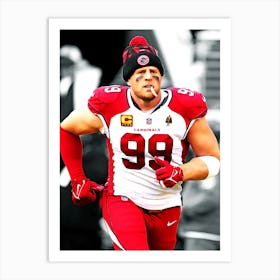 Jj Watt Arizona Cardinals Art Print