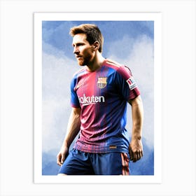 Lionel Messi Art Print